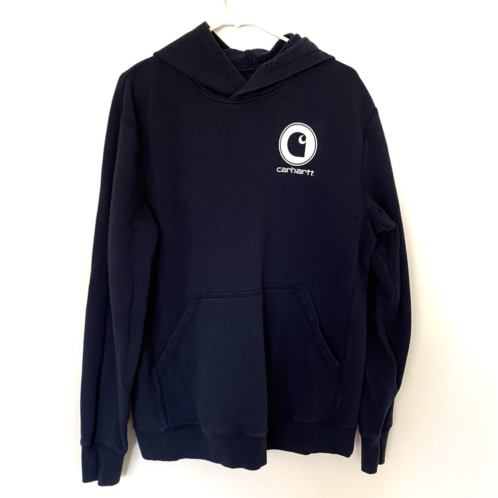 Navy Mens Carhartt Hoodie